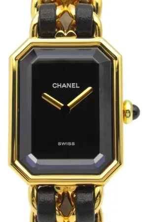 CHANEL Pre-owned, Dames, Zwart, ONE Size, Pre-owned Metal watches