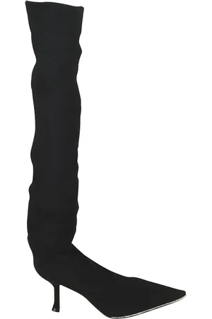 RENE CAOVILLA Schoenen, Dames, Zwart, 36 1/2 EU, Elegante Platte Schoenen
