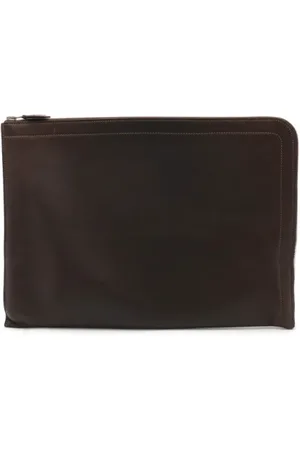 Hermès Pre-owned, Heren, Bruin, ONE Size, Leer, Pre-owned Leather clutches