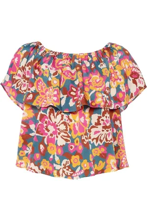 ERES Blouses & Shirts, Dames, Veelkleurig, S, Bloemenkracht Cardamone Top