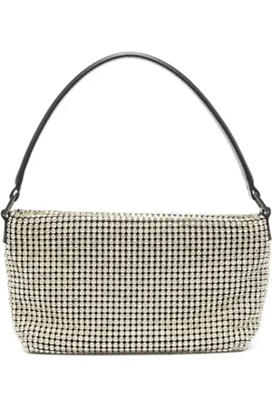 Self-Portrait Tassen, Dames, , ONE Size, Champagne Diamante Hobo Tas