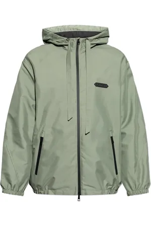 Lanvin Jassen, Heren, Groen, M, Polyester, Jas met logo