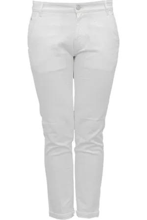 PT Torino Jeans, Heren, Wit, W36, Katoen, Slim Fit Katoen Indie Jeans