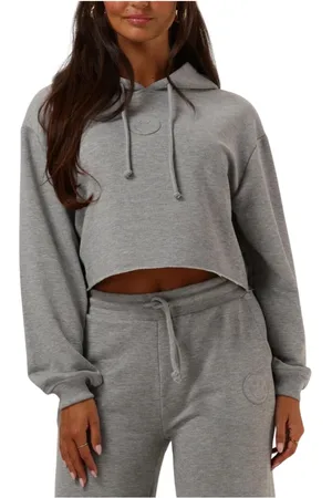 Refined Department Sweatshirts & Hoodies, Dames, Grijs, L, Dames Truien Vesten Tatum