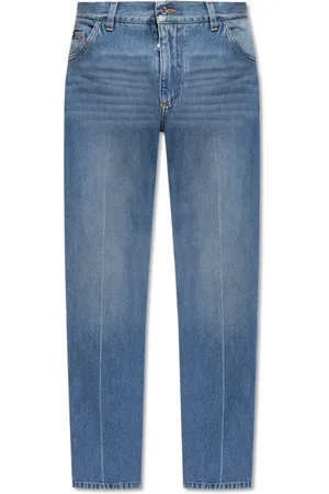 Dolce & Gabbana Jeans, Heren, Blauw, 2Xl, Jeans met licht toelopende pijpen