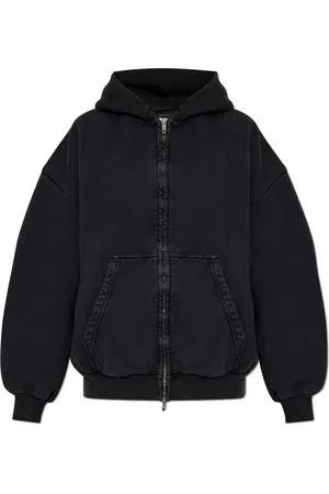 Balenciaga Sweatshirts & Hoodies, Dames, Zwart, S, Katoen, Sweatshirt met logo
