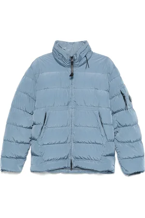 C.P. Company Jassen, Heren, Blauw, L, Stijlvolle Jas voor Alle Gelegenheden
