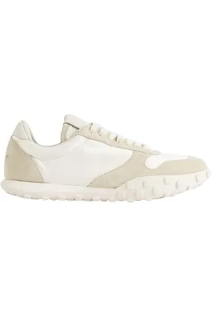 Jil Sander Schoenen, Heren, Wit, 44 EU, Leer, Witte leren Moon sneakers