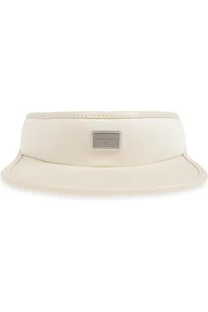 Dolce & Gabbana Accessoires, Heren, , 57 CM, Katoen, Vizier met applicatie met gegraveerd logo