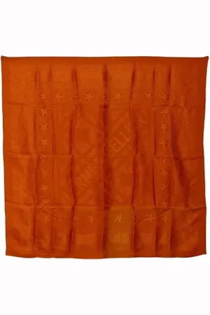 Hermès Pre-owned, Dames, Oranje, ONE Size, Pre-owned Silk scarves