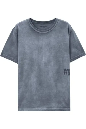Alexander Wang Tops, Dames, Grijs, XS, Katoen, Dames T-shirts & Polo