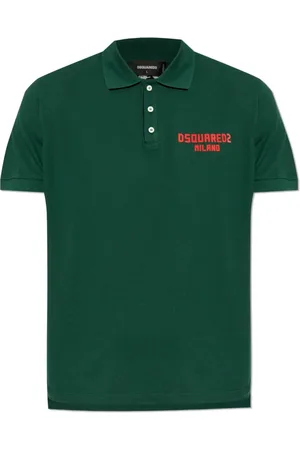 Dsquared2 Tops, Heren, Groen, 3Xl, Katoen, Polo met Logo