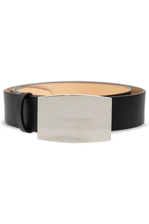 Dsquared2 Accessoires, Heren, Zwart, 95 CM, Leer, Leren riem