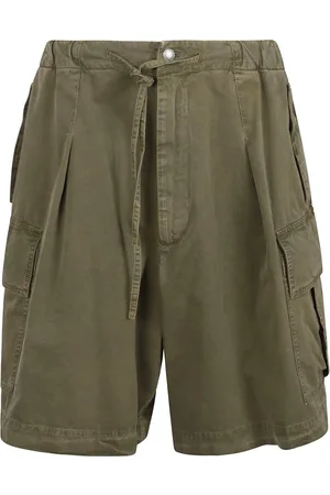 Alexander McQueen Korte broeken, Heren, Groen, S, Katoen, Groene Cargo Bermuda