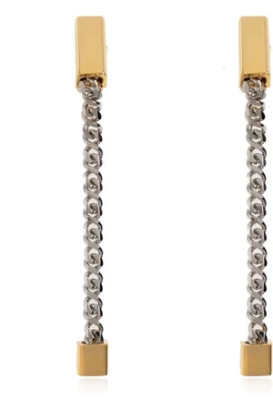 Dsquared2 Accessoires, Dames, Grijs, ONE Size, Lange Oorbellen