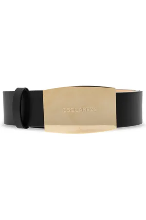 Dsquared2 Accessoires, Heren, Zwart, 115 CM, Leer, Leren Riem