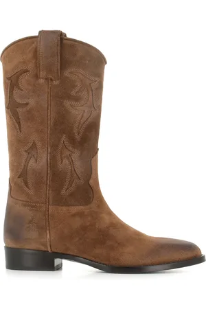 SARTORE Schoenen, Dames, Bruin, 40 EU, Suède, Vintage suède dameslaarzen