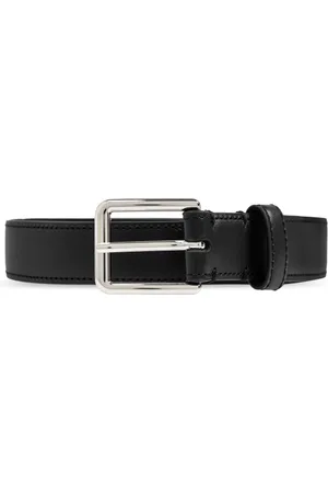 Dsquared2 Accessoires, Heren, Zwart, 90 CM, Leer, Leren riem