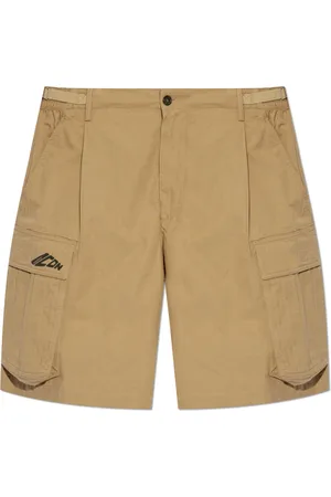 Dsquared2 Korte broeken, Heren, Groen, M, Katoen, Logo Shorts