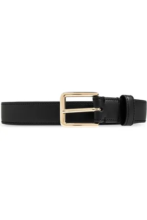 Dsquared2 Accessoires, Heren, Zwart, 110 CM, Leer, Leren Riem
