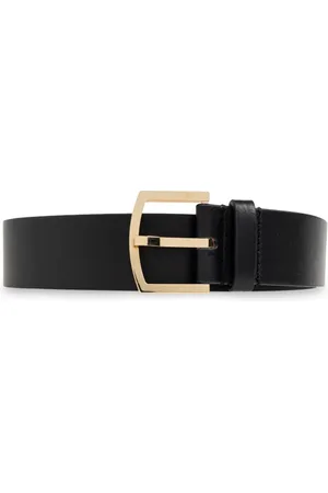Dsquared2 Accessoires, Heren, Zwart, 100 CM, Leer, Leren Riem