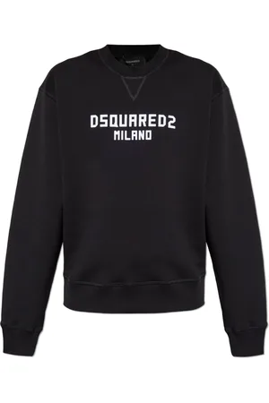 Dsquared2 Sweatshirts & Hoodies, Dames, Zwart, XS, Katoen, Sweatshirt met print