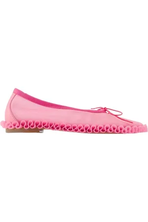 Simone Rocha Schoenen, Dames, Roze, 38 EU, Ruches ballerina