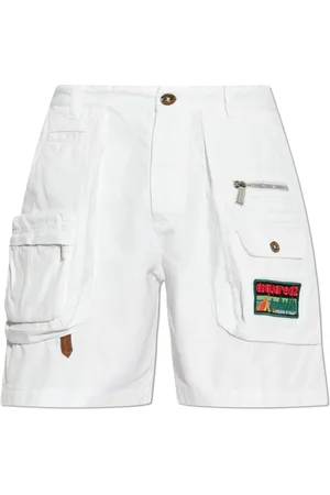 Dsquared2 Korte broeken, Heren, Wit, XL, Katoen, Shorts Boxer