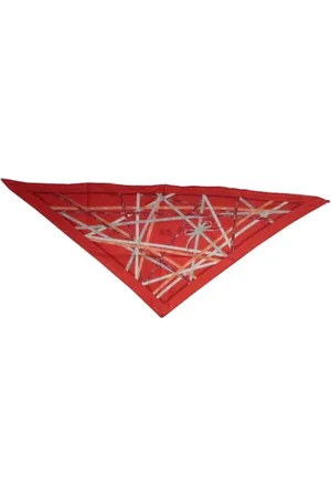 Hermès Pre-owned, Dames, Oranje, ONE Size, Pre-owned Silk scarves