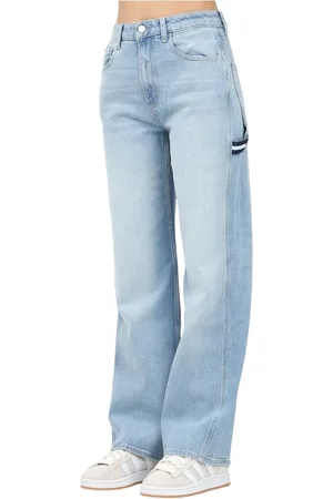 Tommy Hilfiger Jeans, Dames, Blauw, W30, Denim, Hoge taille lichte denim jeans