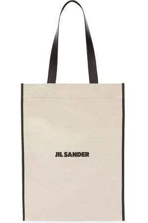 Jil Sander Tassen, Heren, , ONE Size, Katoen, Minimalistische Canvas Shopper Tas