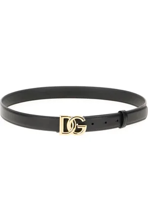 Dolce & Gabbana Accessoires, Dames, Zwart, 85 CM, Stijlvolle Riemencollectie