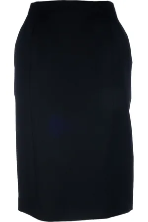Balenciaga Rokken, Dames, Zwart, S, Wol, Stijlvolle Gonne voor een trendy look