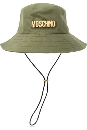 Moschino Accessoires, unisex, Groen, ONE Size, Katoen, Katoenen hoed