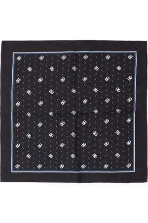 Dolce & Gabbana Accessoires, Heren, Zwart, ONE Size, Zakje met DG Print