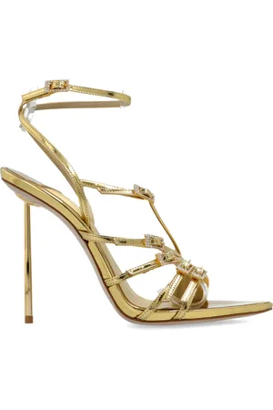 LE SILLA Schoenen, Dames, Geel, 38 EU, Leer, Scarlet hoge hakken sandalen