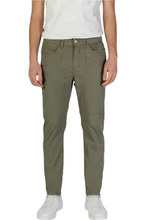 Jeckerson Jeans, Heren, Groen, W32, Katoen, Slim Pants Lente/Zomer Collectie Katoenmix
