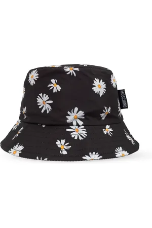 Moschino Accessoires, unisex, Zwart, ONE Size, Polyester, Omkeerbare hoed