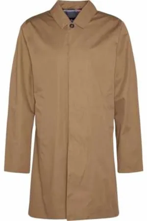 Barbour Mantels, Heren, Bruin, XL, Stijlvol Waterdicht Trenchcoat Sand
