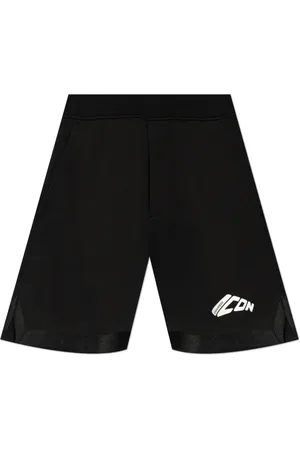 Dsquared2 Korte broeken, Heren, Zwart, 2Xl, Katoen, Logo Shorts