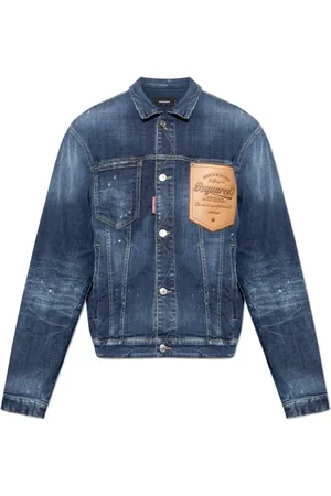 Dsquared2 Jassen, Heren, Blauw, M, Denim, Denim Jas