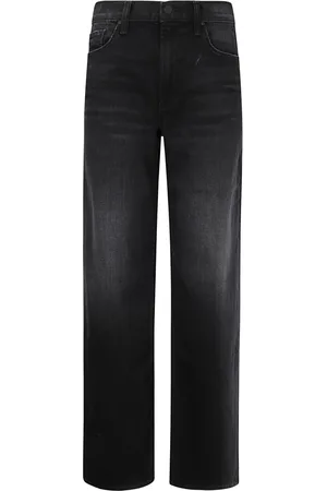 Mother Jeans, Dames, Zwart, W26, Hoge Taille Palazzo Jeans