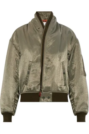 R13 Jassen, Dames, Groen, M, Nylon, Jas met Zakken
