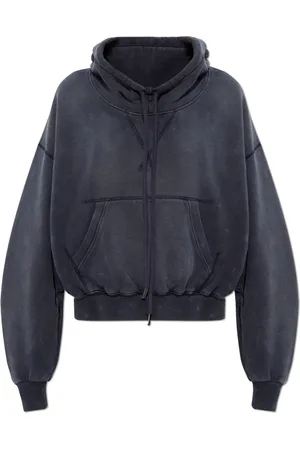R13 Sweatshirts & Hoodies, Dames, Grijs, L, Katoen, Hoodie