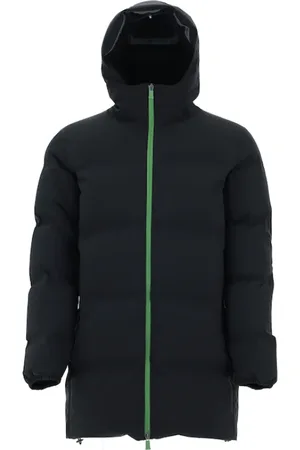 HERNO Mantels, Heren, Grijs, L, Zwarte Impact Parka met Membraan