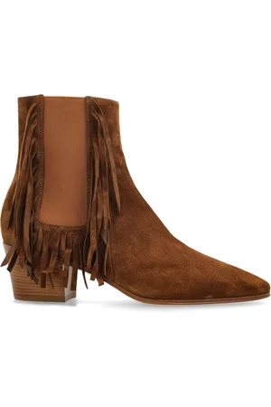 Casadei Schoenen, Dames, Bruin, 40 EU, Suède, Suède Enkellaarsjes met Hak
