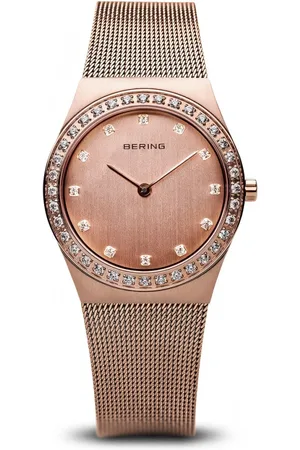 Bering Accessoires, Dames, Geel, ONE Size, Dameshorloge roségoud 12430-366