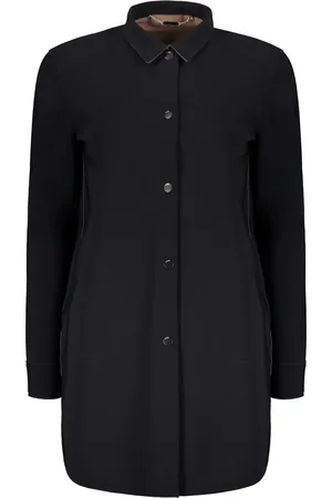MOORER Mantels, Dames, Zwart, XS, Techno Fabric Jack met Voorzakken