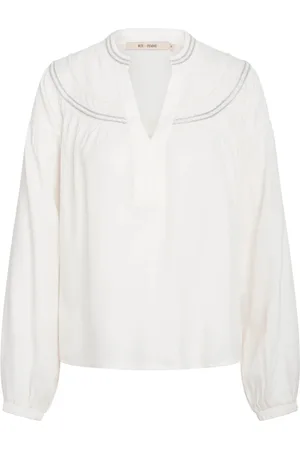 RUE de FEMME Blouses & Shirts, Dames, Wit, L, Polyester, Mariya Blouse Off