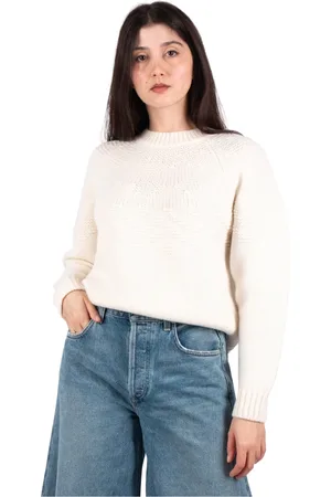 Vince Truien, Dames, Wit, S, Wol, Fair Isle Wol Raglan Trui